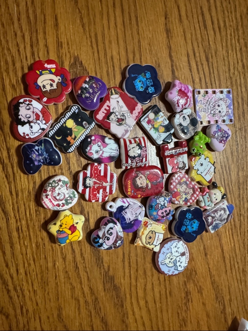 Assorted 30 pc random mix cartoon beads